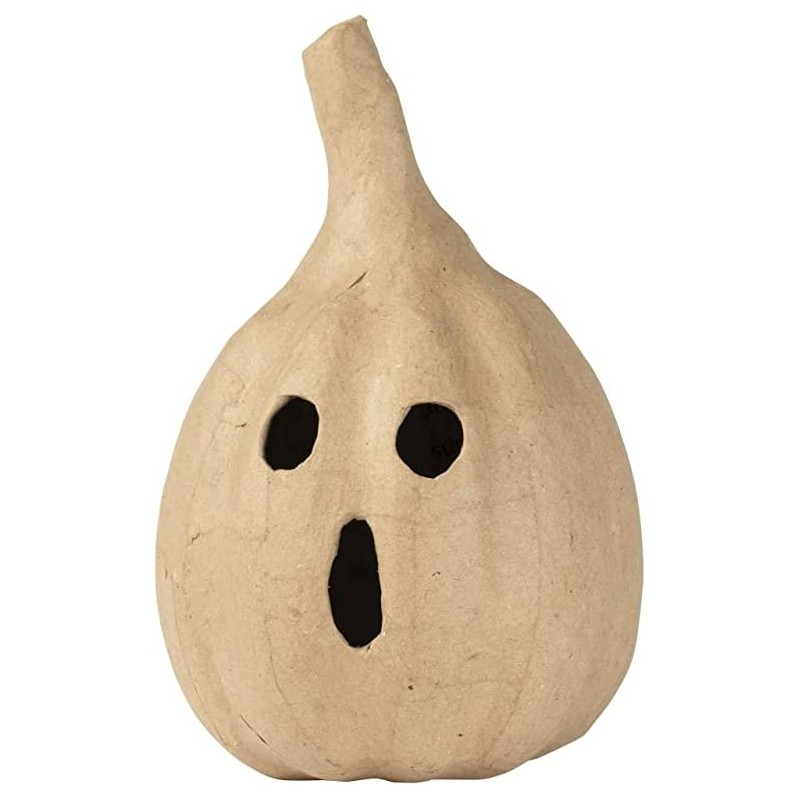 Courge ronde en papier maché - 16 cm
