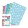 Pochette Décopatch Pocket n°30, 5 feuilles 30x40 cm assorties