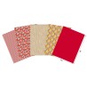 Pochette Décopatch Pocket n°27, 5 feuilles 30x40 cm assorties