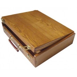 Boîte de rangement Beaux-Arts, coffret bois pour rangement peinture