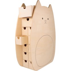Calendrier de l'Avent Chat - 40x28.5x12 cm