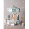 Calendrier de l'Avent Manège Let It Snow - 41x28x28 cm