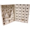 Calendrier de l'Avent Let It Snow - 42.5x30x14 cm