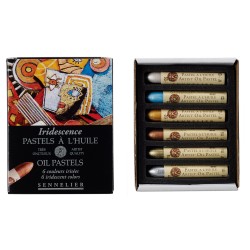 Boite carton de pastels à l'huile Sennelier