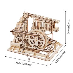 Maquette 3D en bois - Circuit à billes Marble Squad