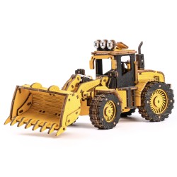 Maquette 3D en bois - Bulldozer