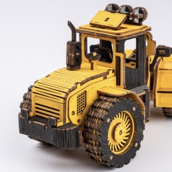 Maquette 3D en bois - Bulldozer