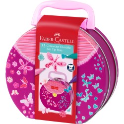 Coffret métal Sac à main de 33 feutres de coloriage Connector