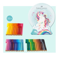 Coffret Boule de neige en métal de 33 feutres de Connector