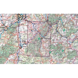 Carte en relief IGN Chartreuse / Vercors - 80x113 cm