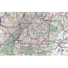 Carte en relief IGN Belledonne / Vanoise - 113x80 cm
