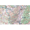 Carte en relief IGN Massif des Vosges - 80x113 cm