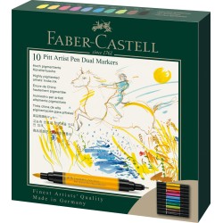 Set de feutres à double-pointe Pitt Artist Dual Marker