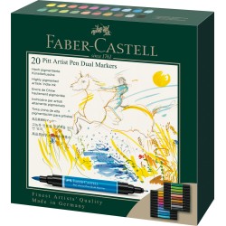 Set de feutres à double-pointe Pitt Artist Dual Marker