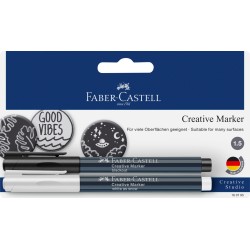 Set de 2 feutres multi-supports Creative Marker
