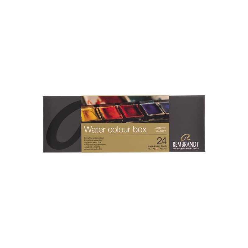 Boîte métal aquarelle extra-fine Rembrandt