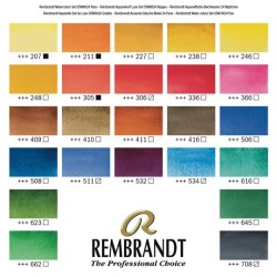 Boîte métal aquarelle extra-fine Rembrandt