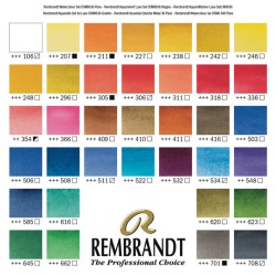 Boîte métal aquarelle extra-fine Rembrandt
