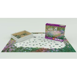 Puzzle 2000 pièces - Le jardin de Monet, de Claude Monet