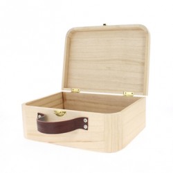 Valisette en bois - 23x17x9 cm