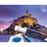 Broderie diamant 40x50cm sur toile roulée - Le Mont Saint Michel