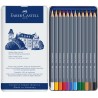 Boîte métal crayons de couleur aquarellables Goldfaber Aqua