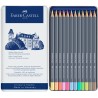 Boîte métal crayons de couleur aquarellables Goldfaber Aqua