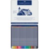 Boîte métal crayons de couleur aquarellables Goldfaber Aqua