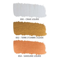 Set de fusains liquides assortis 3x 5 ml