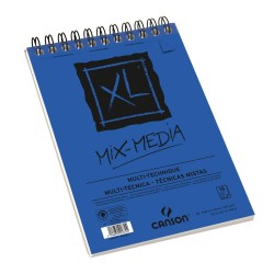Bloc XL Mix-Média Texturé 300 g/m² Canson à spirales