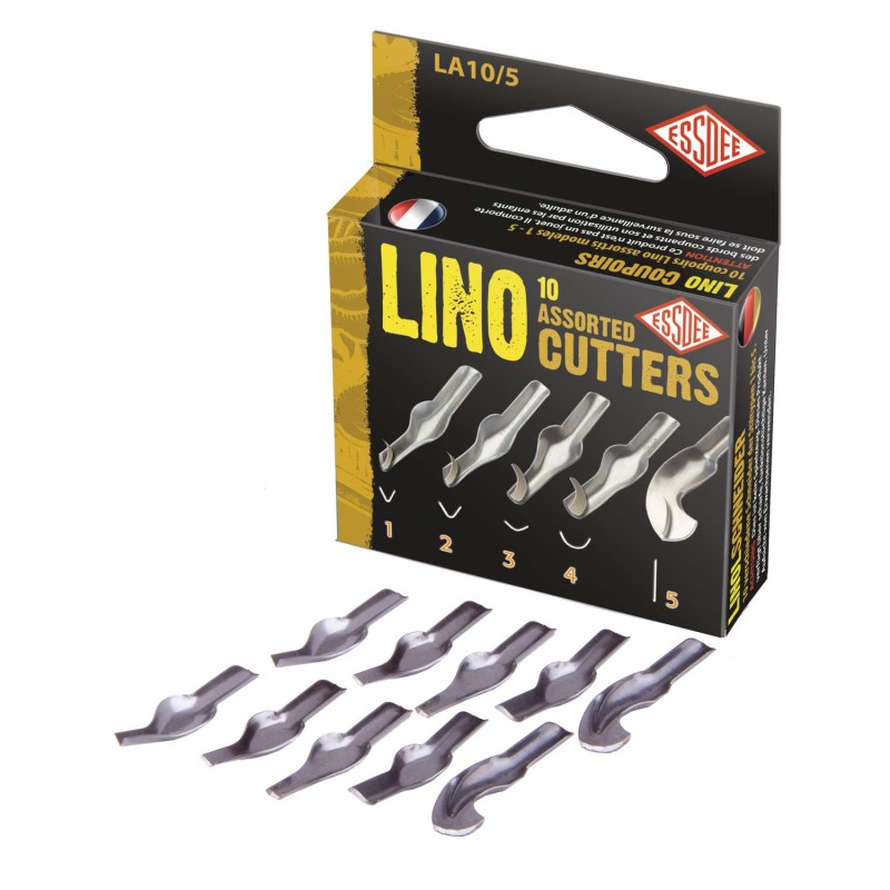 Assortiments de 10 gouges pour linogravure Essdee