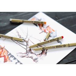 Feutre calibré noir et couleur Pigma Micron Sakura
