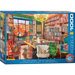 Puzzle 1000 pièces - L'ancienne bibliothèque, de Guido Borelli