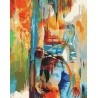 Peinture par numéros 40x50cm sur toile roulée - Beauté en couleurs