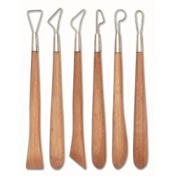 Set de 6 mirette-ébauchoirs pour modelage