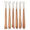 Set de 6 mirette-ébauchoirs pour modelage