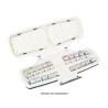 Boîte de rangement pour aquarelle en plastique x20 1/2 godets