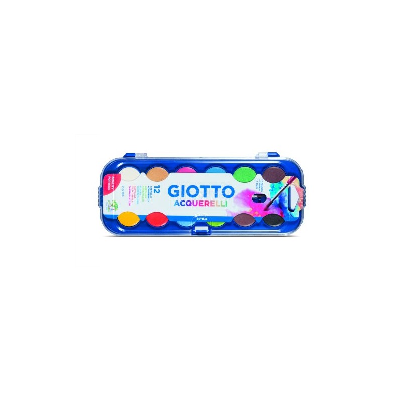 Boite de pastilles de gouache ø30 mm Giotto
