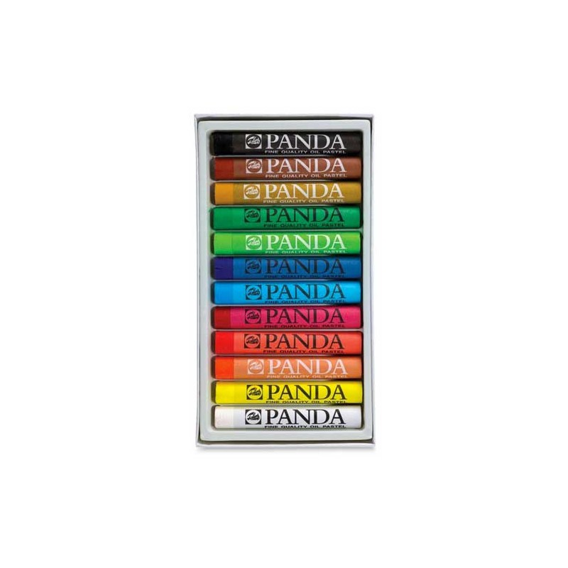 Boîte de pastels à l'huile Panda