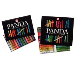 Boîte de pastels à l'huile Panda
