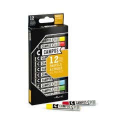 Boîte carton de pastels à l'huile Campus