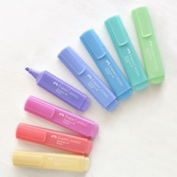 Surligneurs Textliner Pastel Faber Castell