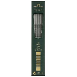 Etui de 10 mines graphite ø2 mm ou ø3.15 mm TK