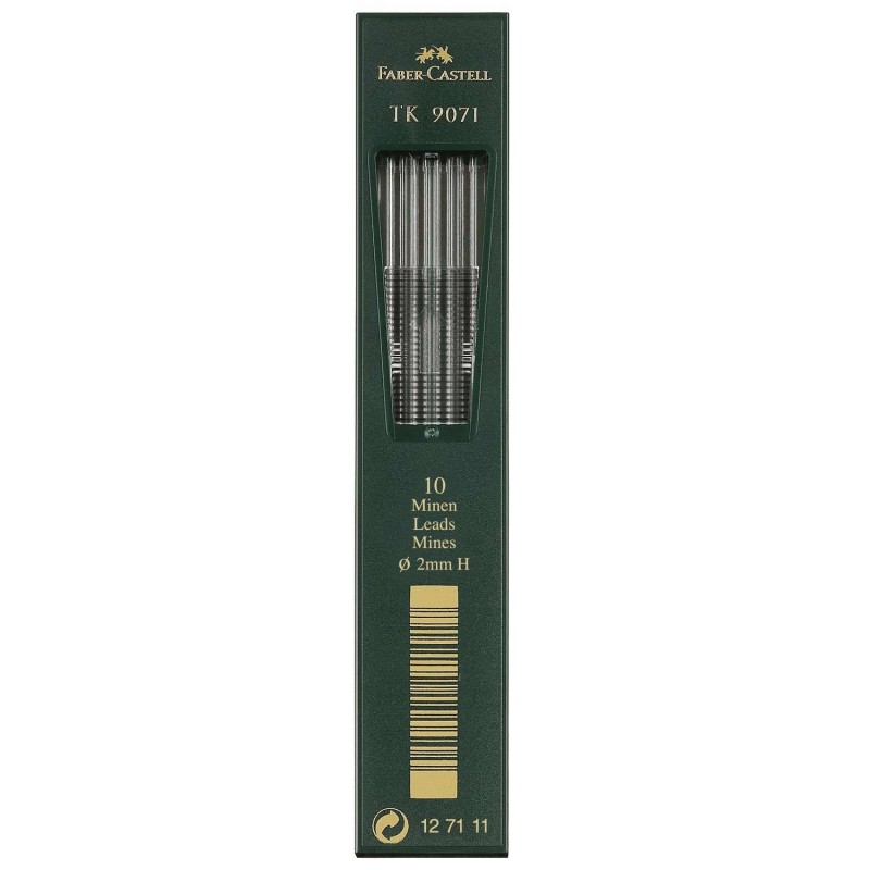 Etui de 10 mines graphite ø2 mm ou ø3.15 mm TK