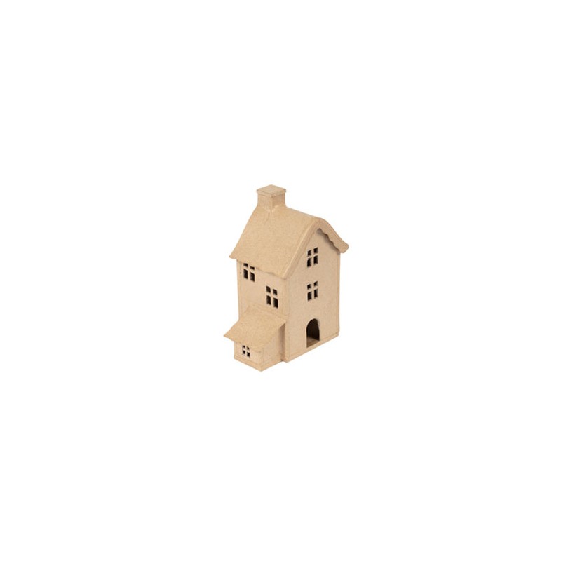 Maison haute en papier maché