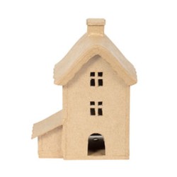 Maison haute en papier maché
