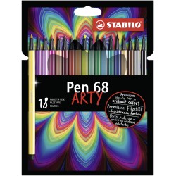 Etui en carton de feutres Pen 68 Arty Stabilo 