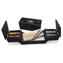 Coffret aquarelle extra-fine au miel Sennelier de 20 demi-godets