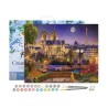 Peinture par numéros Notre-Dame étoilée sur châssis 40x50 cm