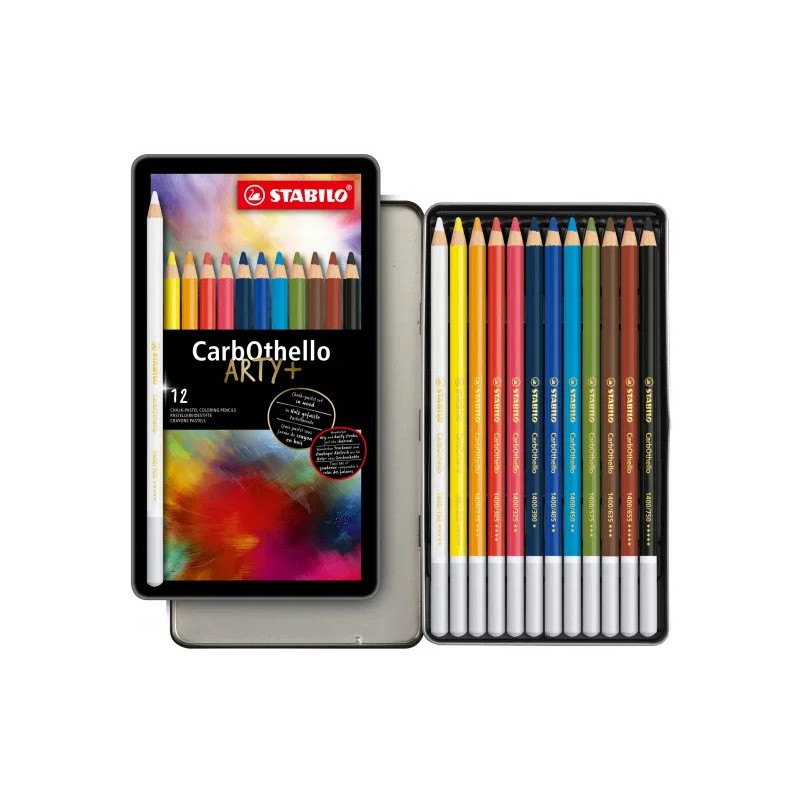 Boîte métal de crayons pastel Carbothello